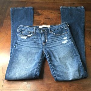 Abercrombie & Fitch Dark Blue Straight Leg Jeans